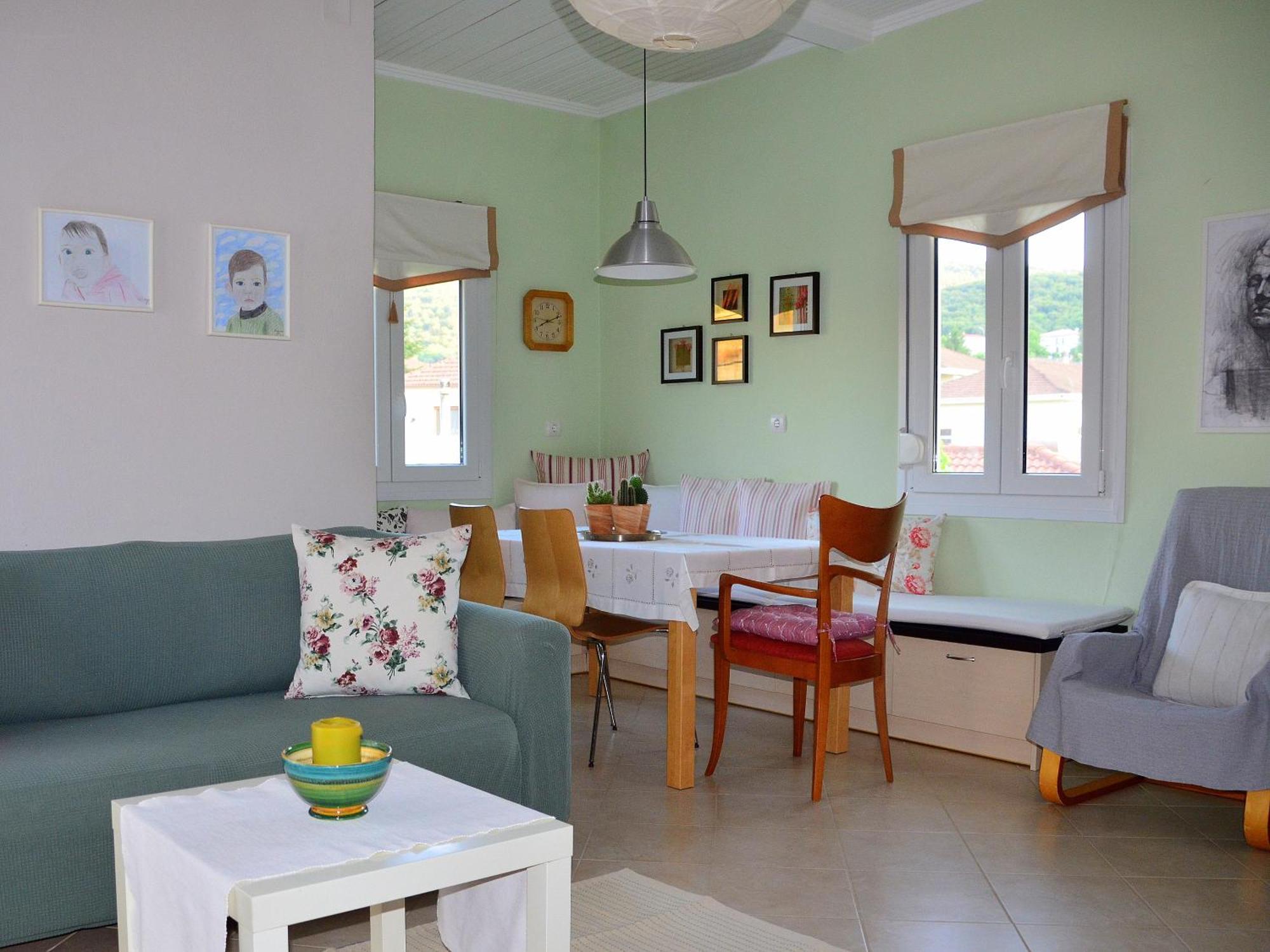 Family And Relaxing House In A Village Rodotopi Екстер'єр фото
